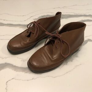 Life Stride Lace Ankle Boots Brown 8W